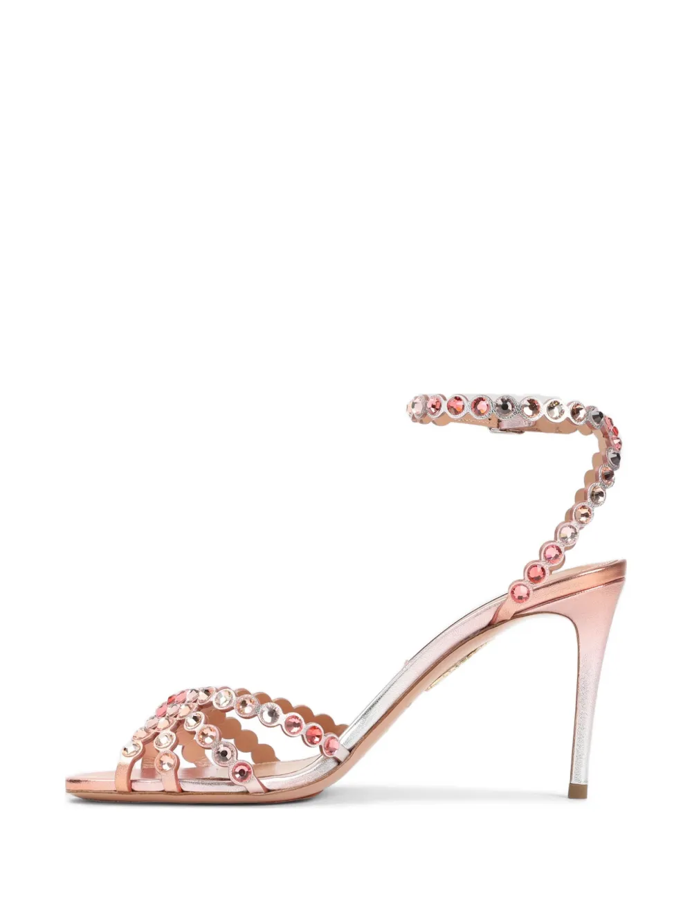 Aquazzura Tequila sandalen met gewelfde afwerking Roze