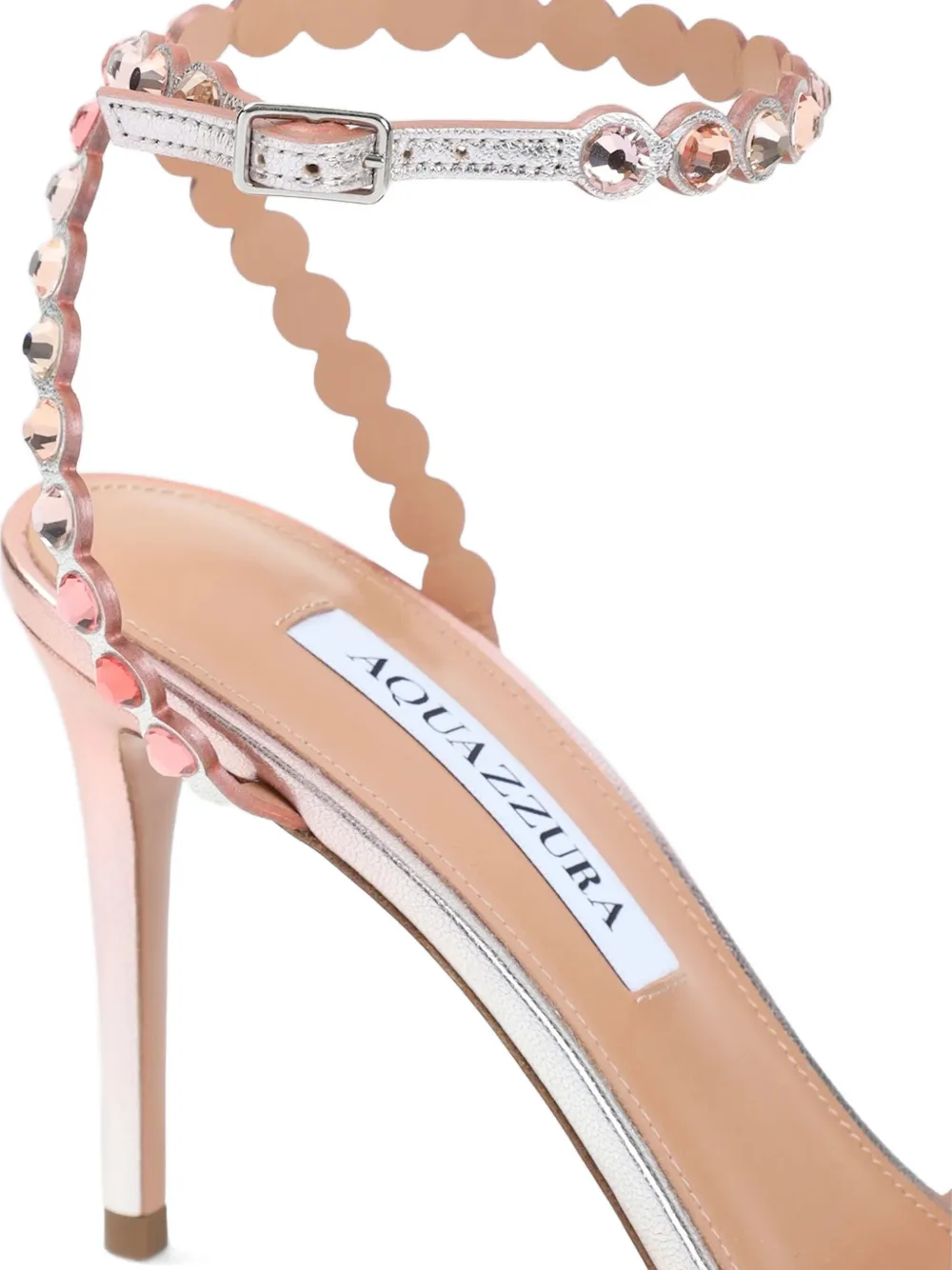 Aquazzura Tequila sandalen met gewelfde afwerking Roze