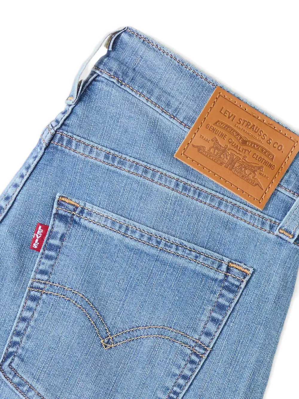 Levi's 728 jeans met wijde pijpen Blauw