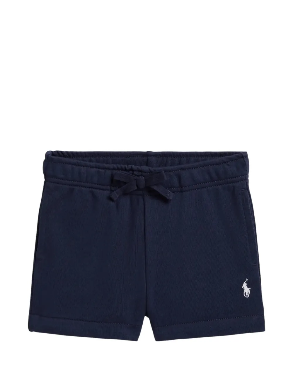 POLO RALPH LAUREN KIDS drawstring-waist logo-detail shorts - Blue
