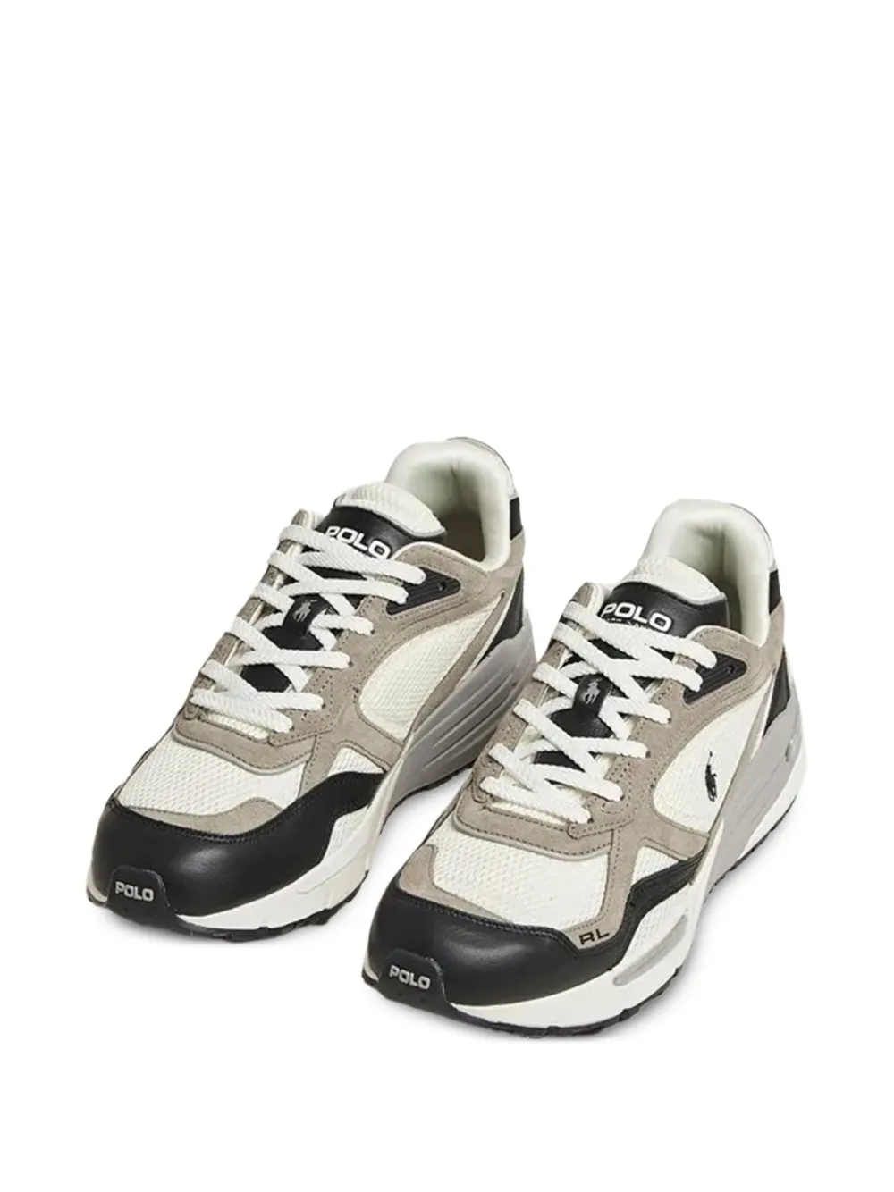 Polo Ralph Lauren Sneakers met logo Beige