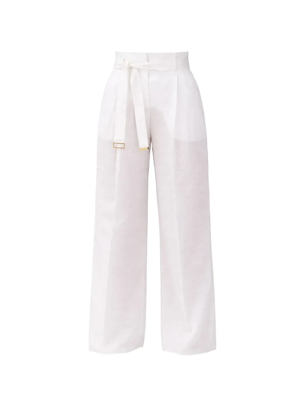 Max Mara belted trousers - Bianco