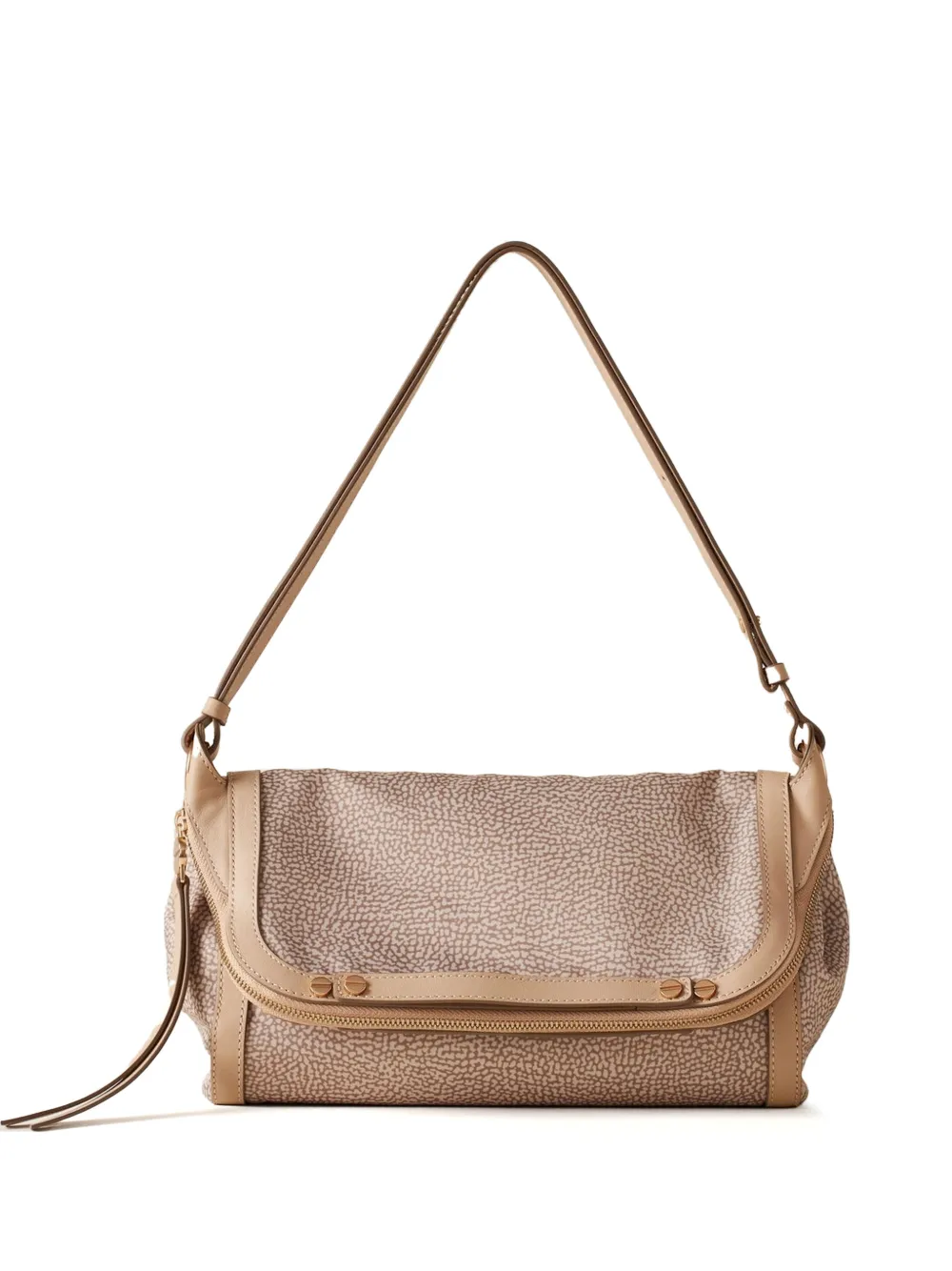 Borbonese small Frame shoulder bag - Toni neutri