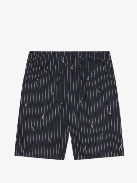 Lacoste crocodile-print shorts