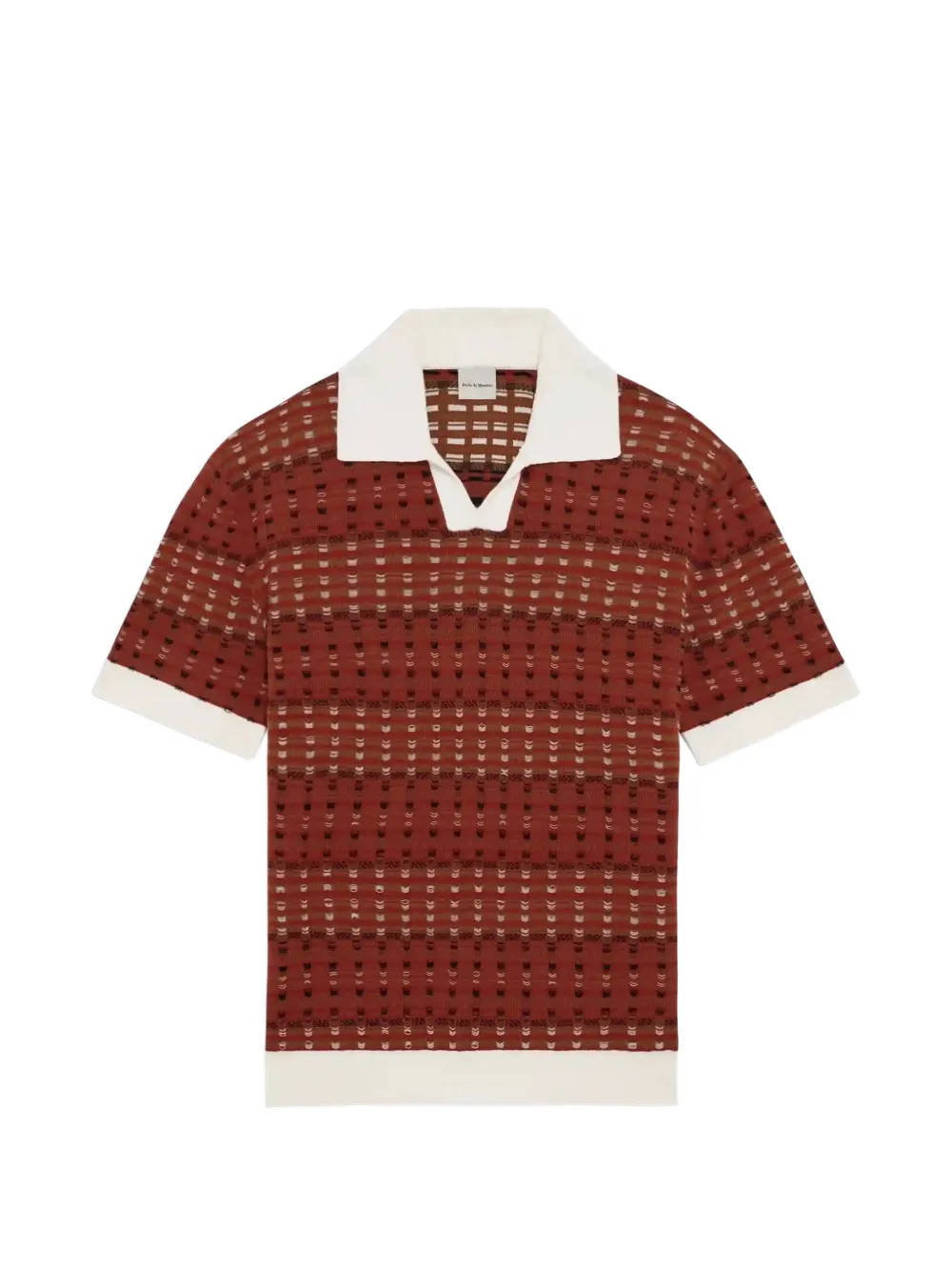 Drôle De Monsieur patterned T-shirt - Rosso