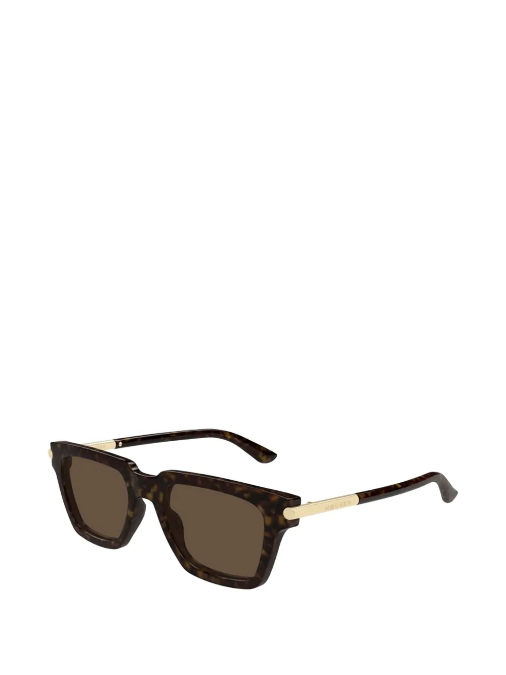  Alexander Mcqueen Square-frame Sunglasses - Brown 