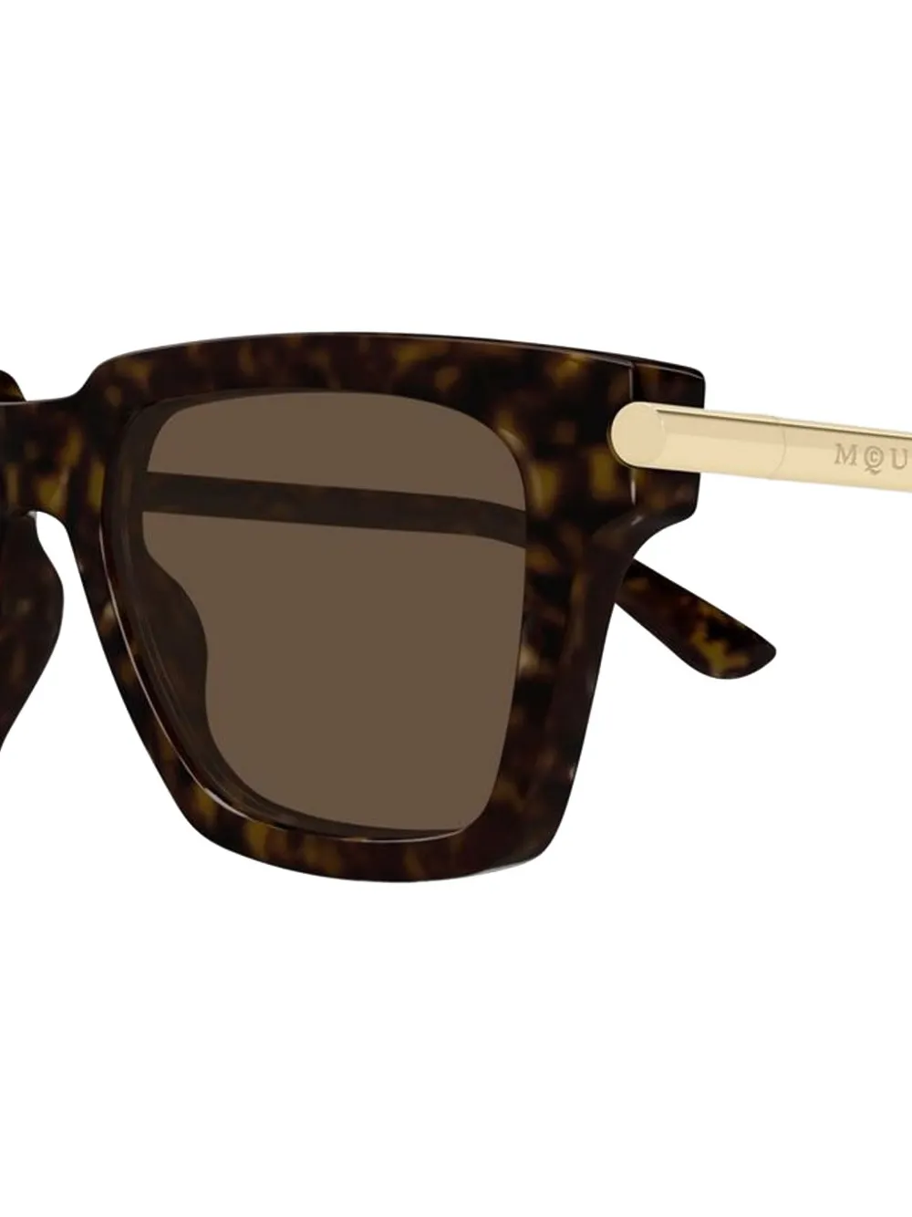  Alexander Mcqueen Square-frame Sunglasses - Brown 