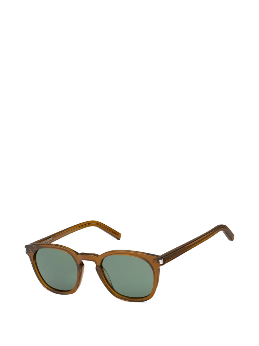  Saint Laurent Eyewear Round-frame Sunglasses - Brown 