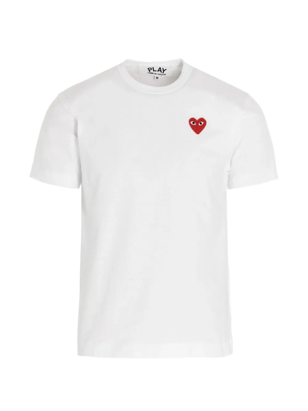 Comme Des Garçons Play logo-motif T-shirt - Bianco