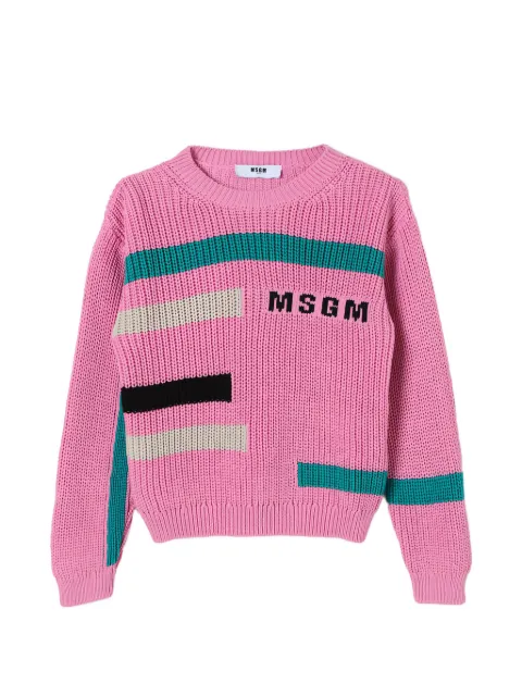 MSGM Kids cotto sweater