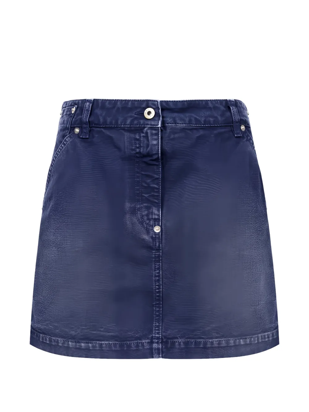  Halfboy A-line Denim Skirt - Blue 