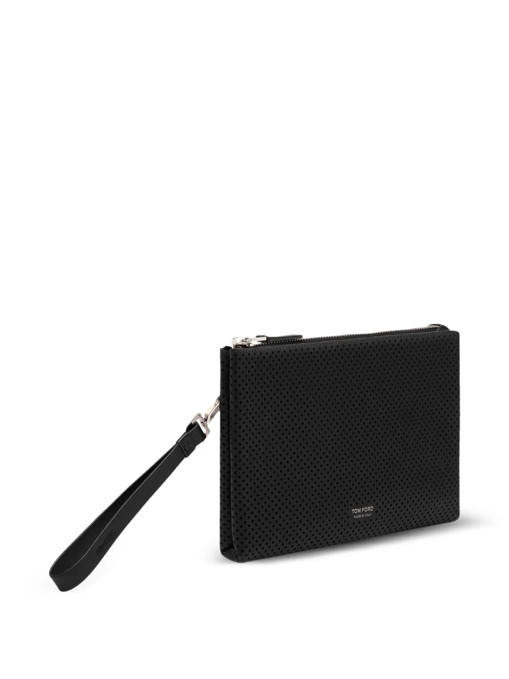 TOM FORD Geperforeerde clutch Zwart