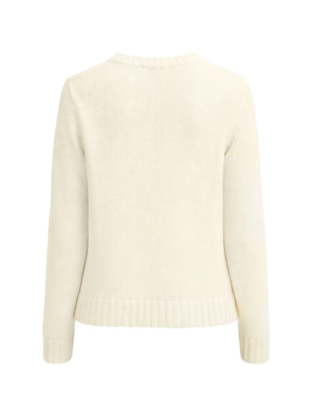 Sporty & Rich Trui met vlagdetail Beige