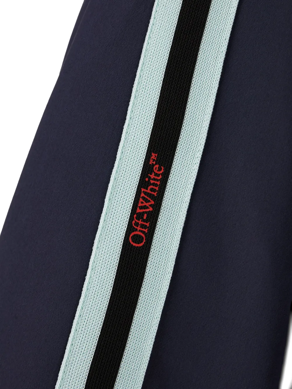 Off-White Jack met gestreept detail Blauw