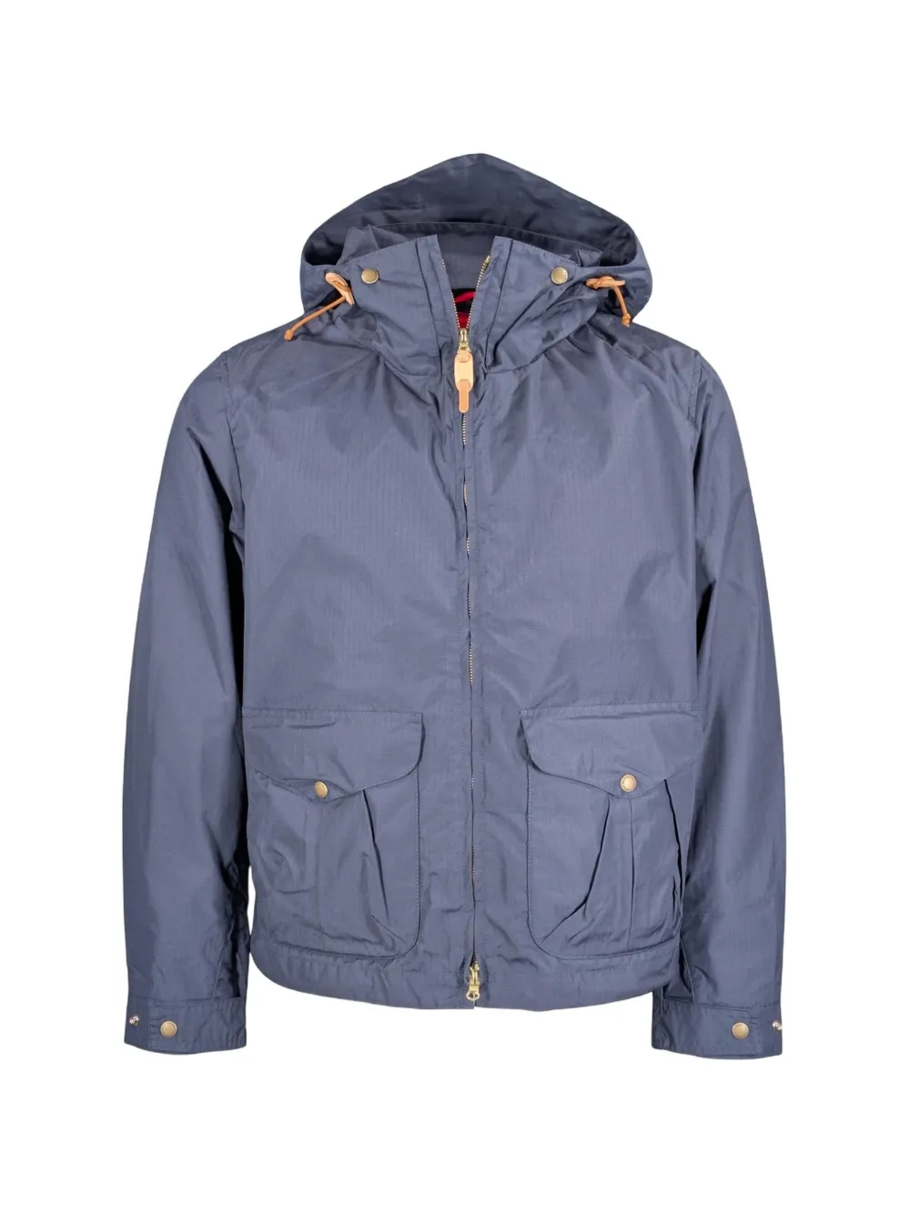 Ceccarelli flap-pocket detachable hood jacket - Blu