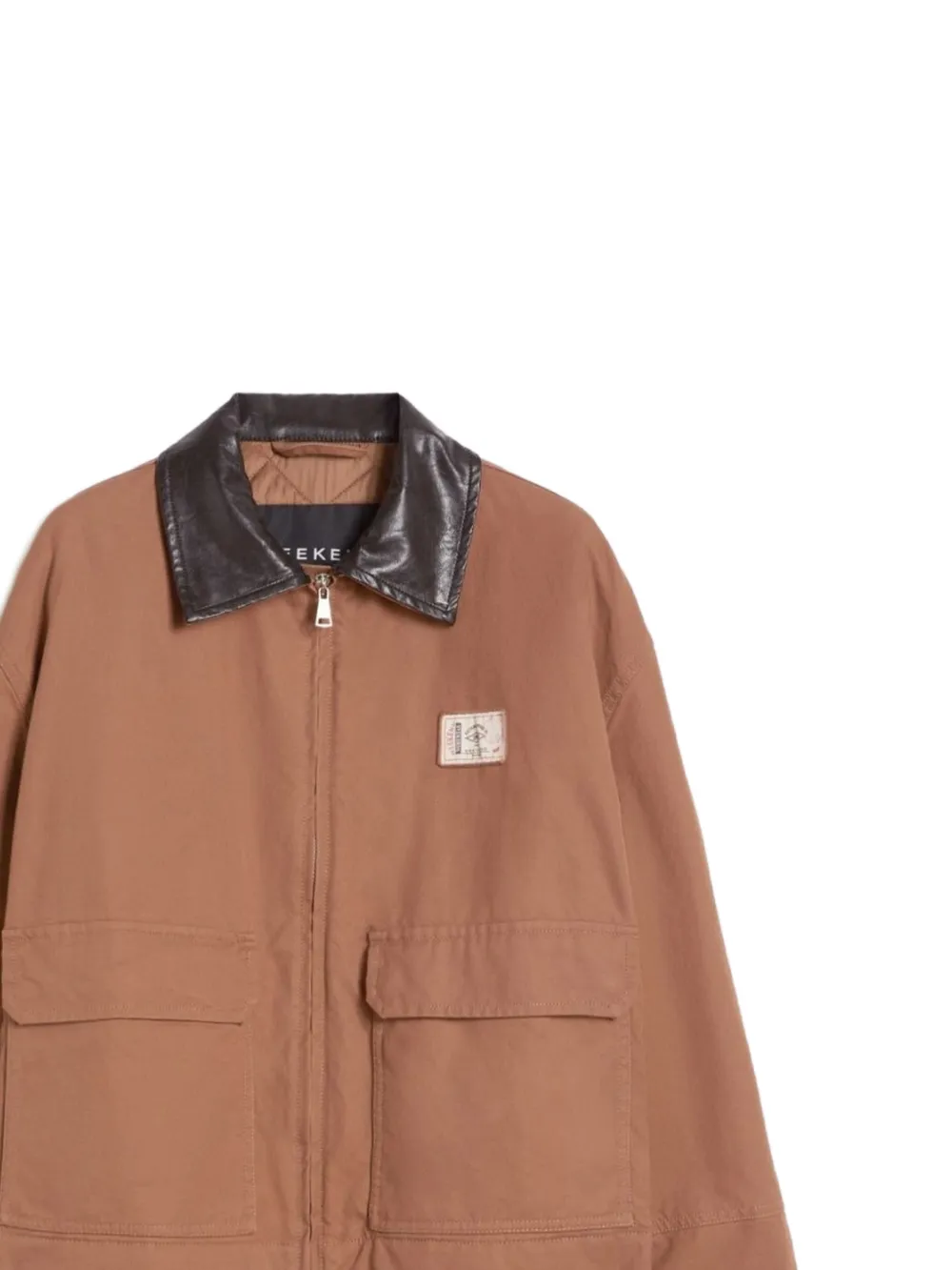 Weekend Max Mara Trenchcoat met patchdetail Beige