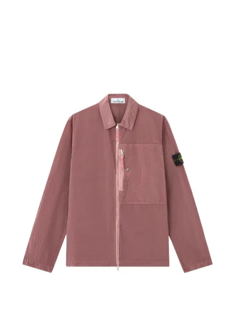 Stone Island zip-up shirt jacket 