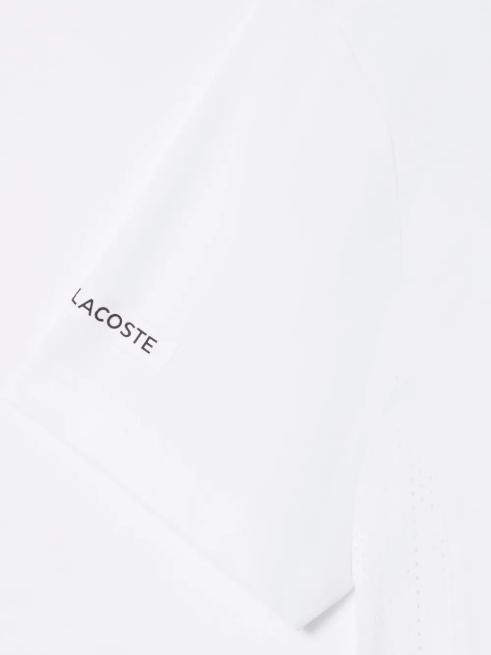 Lacoste T-shirt met ronde hals en logo Wit