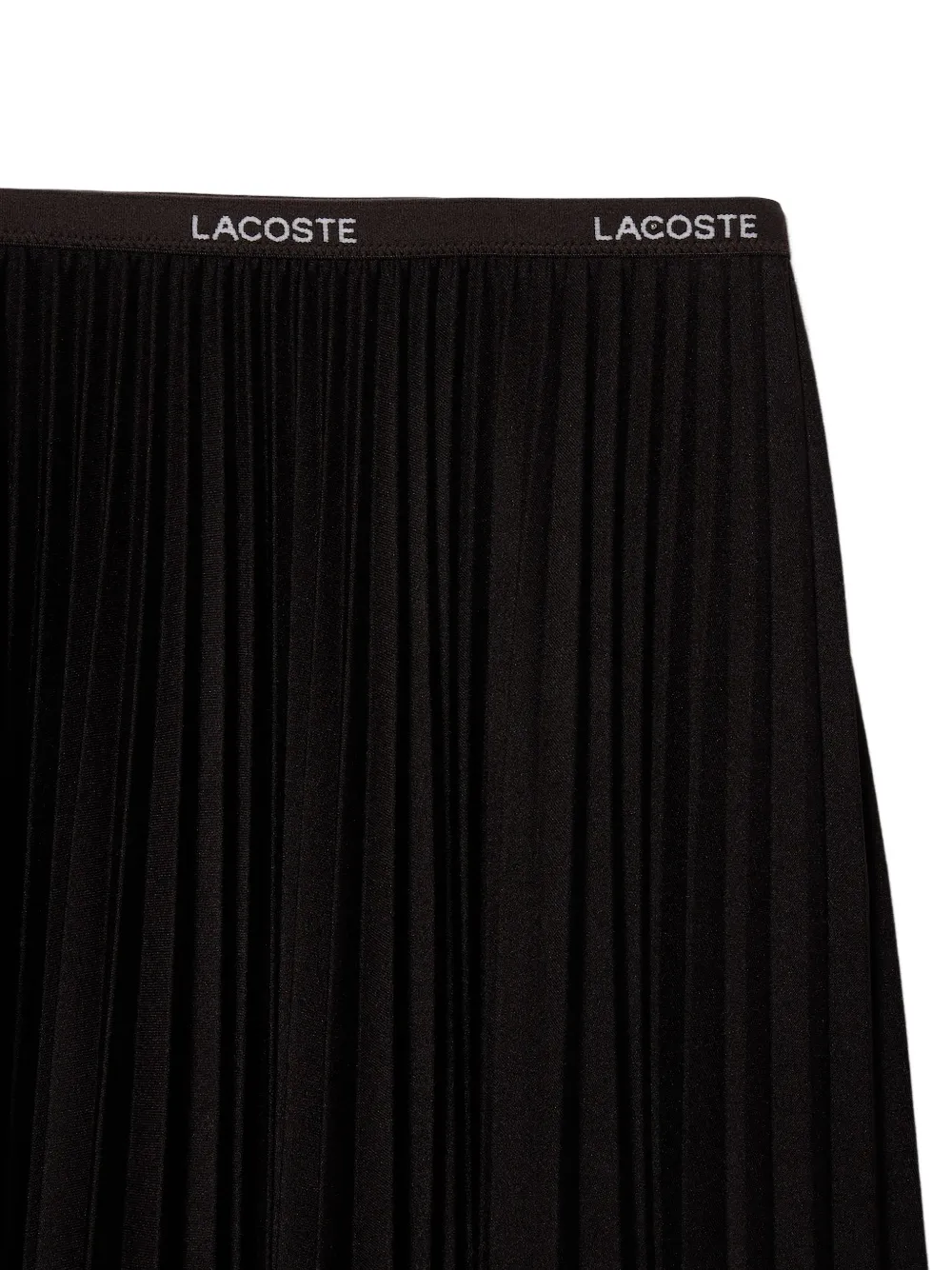  Lacoste Falda Larga Plisada - Negro 