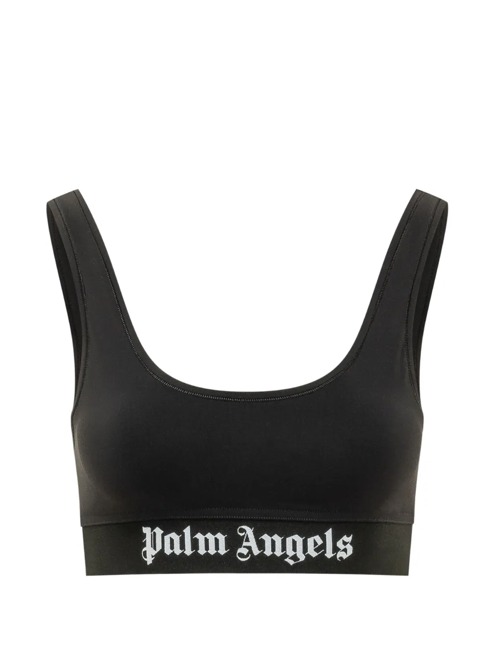 Palm Angels logo-underband sports bra - Schwarz