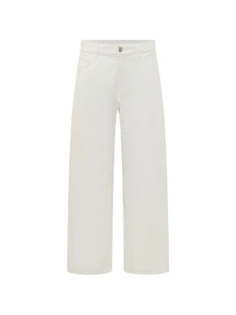 Palm Angels logo-embroidered jeans