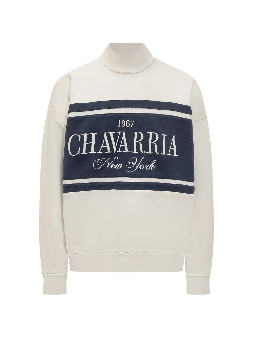 Willy Chavarria Gilroy crew-neck sweatshirt - Bianco