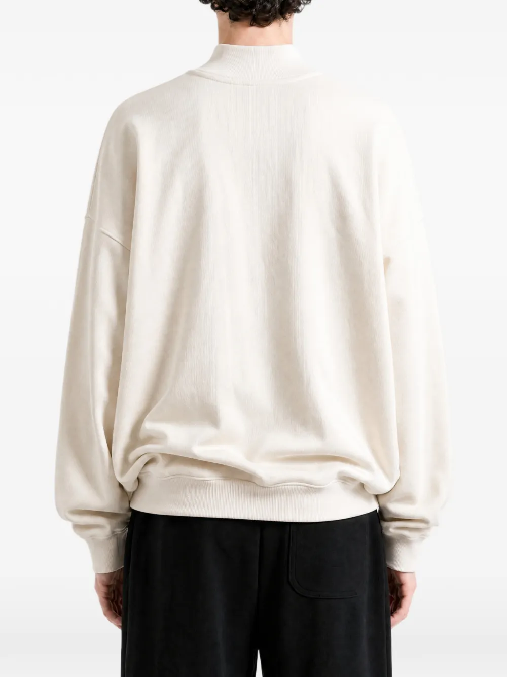 Willy Chavarria Gilroy sweater met ronde hals Wit