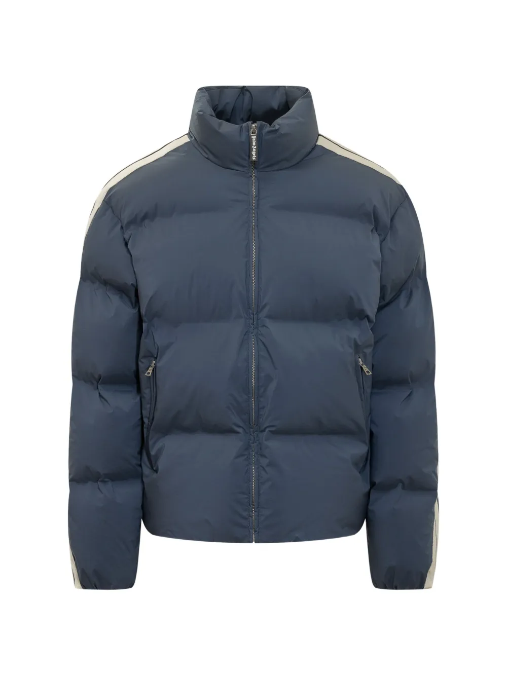 Palm Angels logo-print side-stripe jacket - Blu