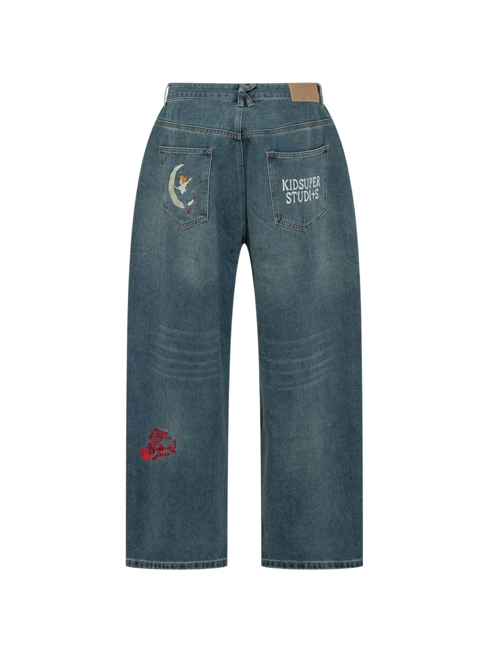  Kidsuper Vaqueros Bordados - Azul 