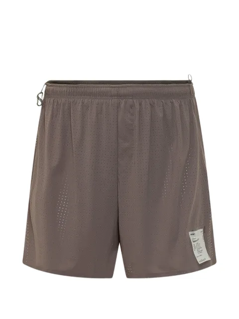 Satisfy Space-O perforated shorts