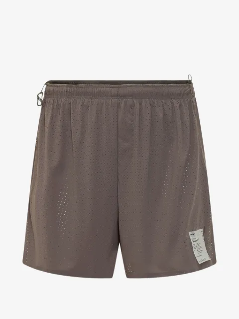 Satisfy Space-O perforated shorts
