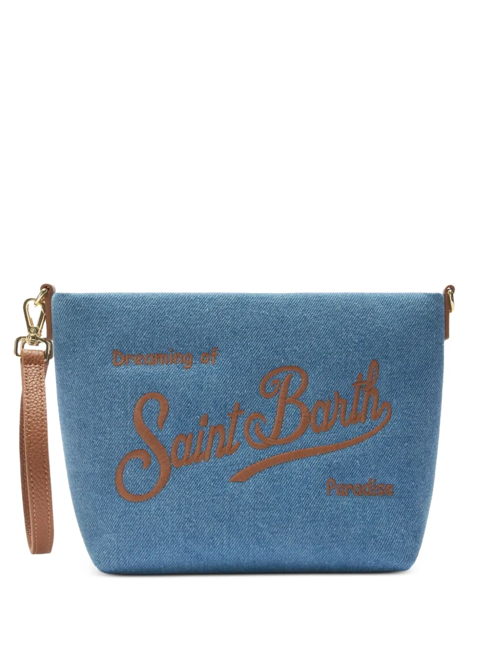 MC2 Saint Barth Aline bag in denim with leather details