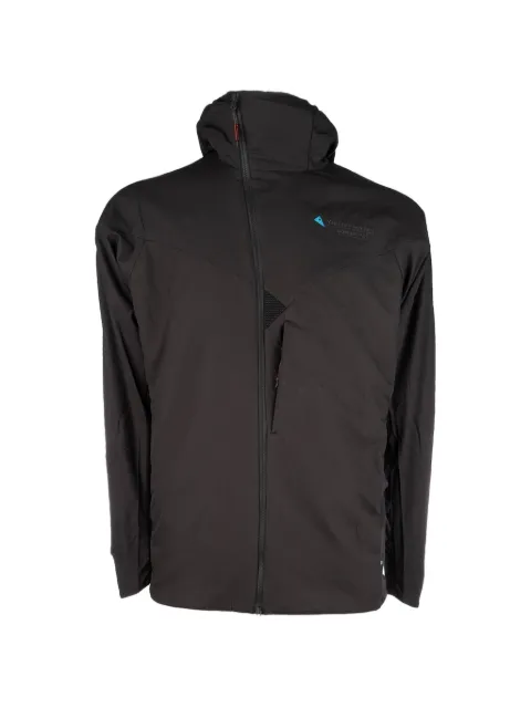 Klättermusen hooded asymmetric-zip jacket