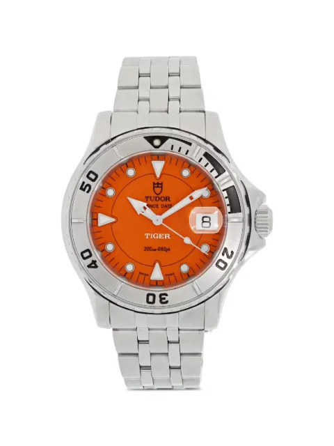 TUDOR Orange Date 40mm Prince watch