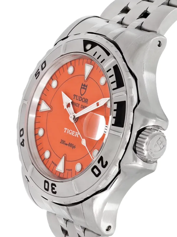 TUDOR Orange Date 40mm Prince Watch | Orange | FARFETCH
