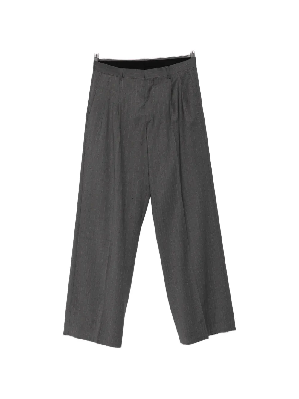 Sunflower pinstripe pleated trousers - Grigio