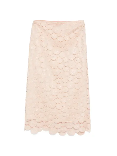 ASPESI floral-patterned skirt