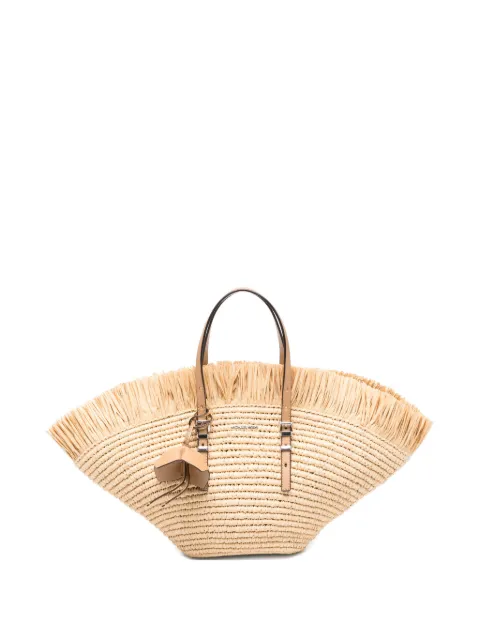 Michael Michael Kors Isa fringed woven beach bag