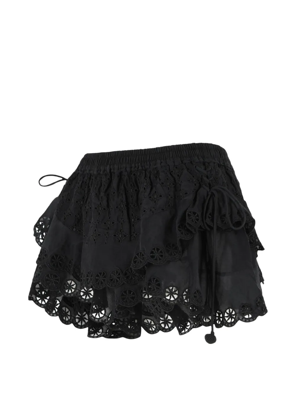  Isabel Marant Neis Embroidered Shorts - Black 
