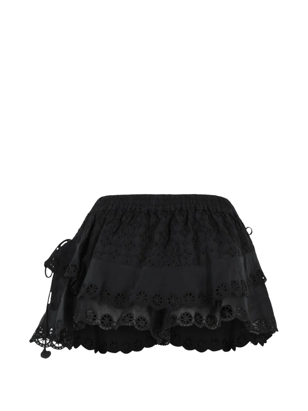  Isabel Marant Neis Embroidered Shorts - Black 