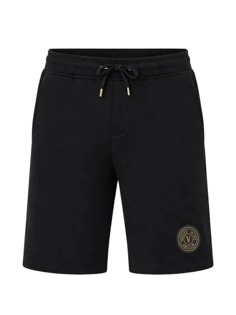 Versace Jeans Couture logo-patch drawstring shorts