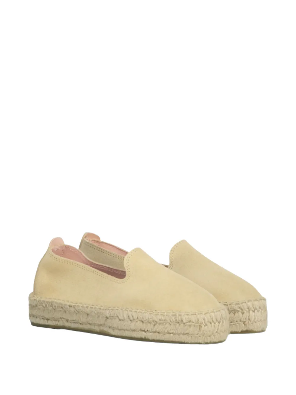 Manebi Hamptons suède espadrilles Beige