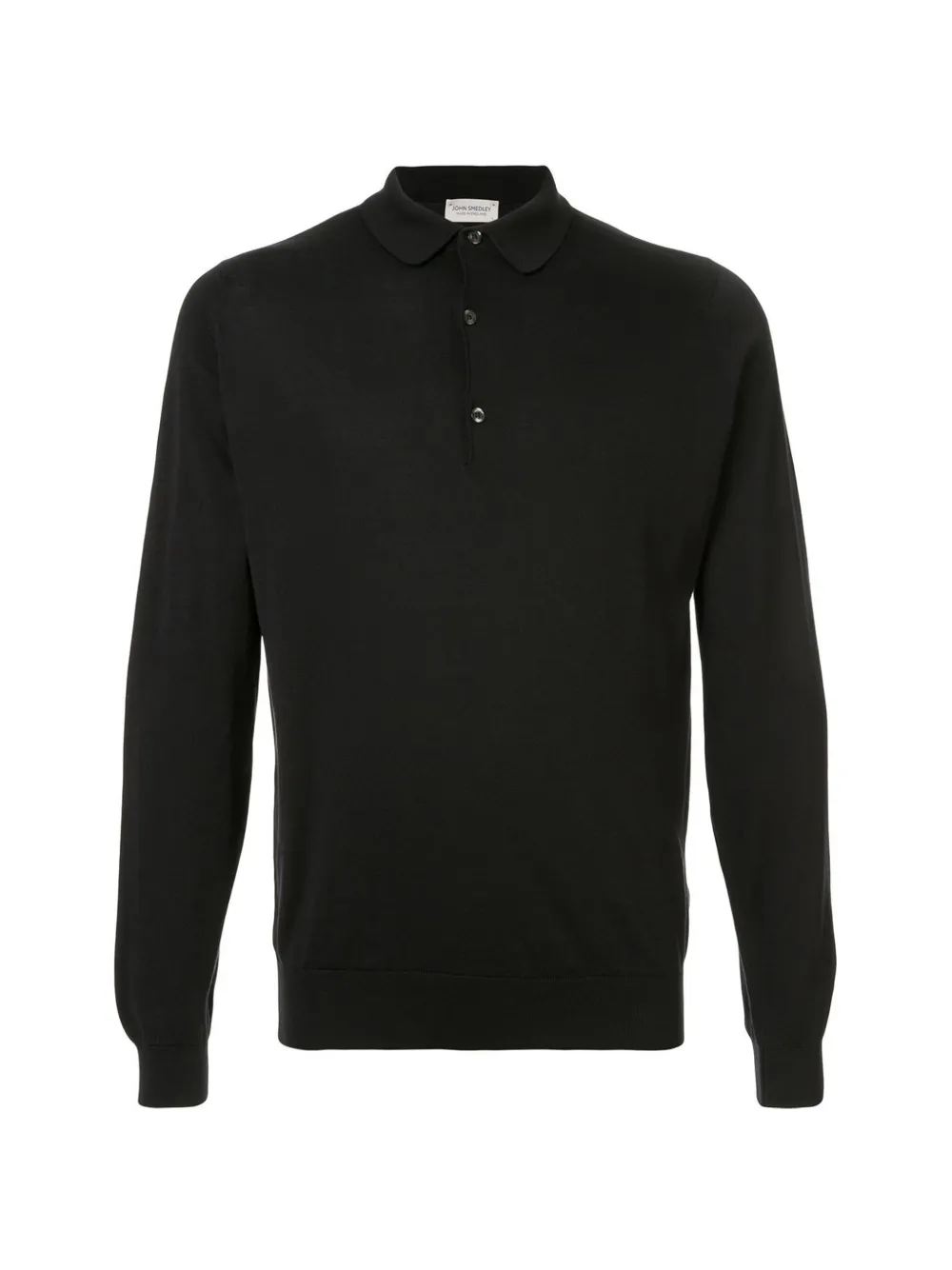John Smedley Bradwell polo shirt – Black John Smedley Bradwell polo shirt – Black