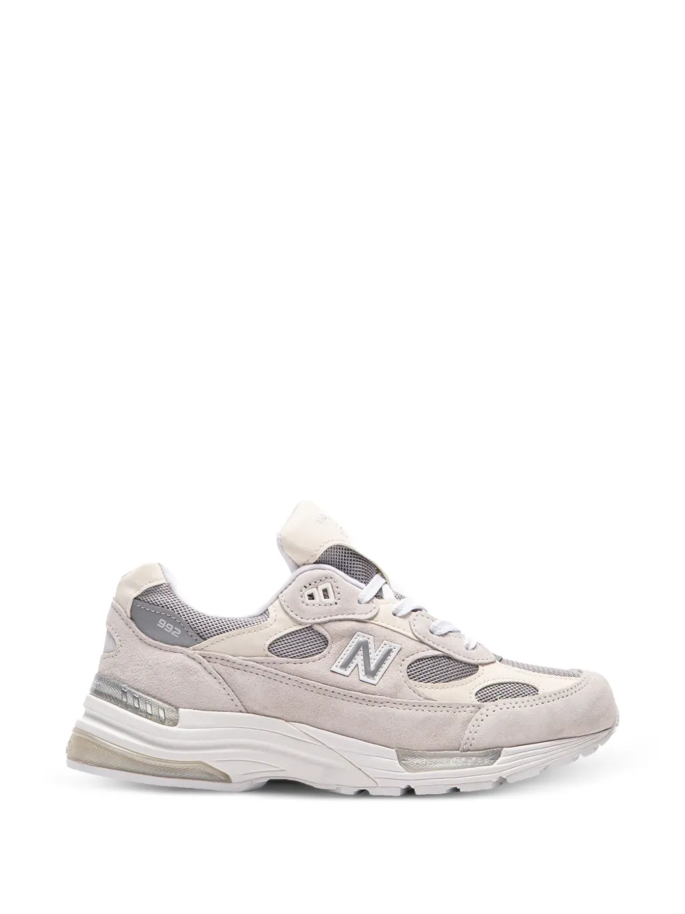 New Balance 992 mesh leren sneakers Beige