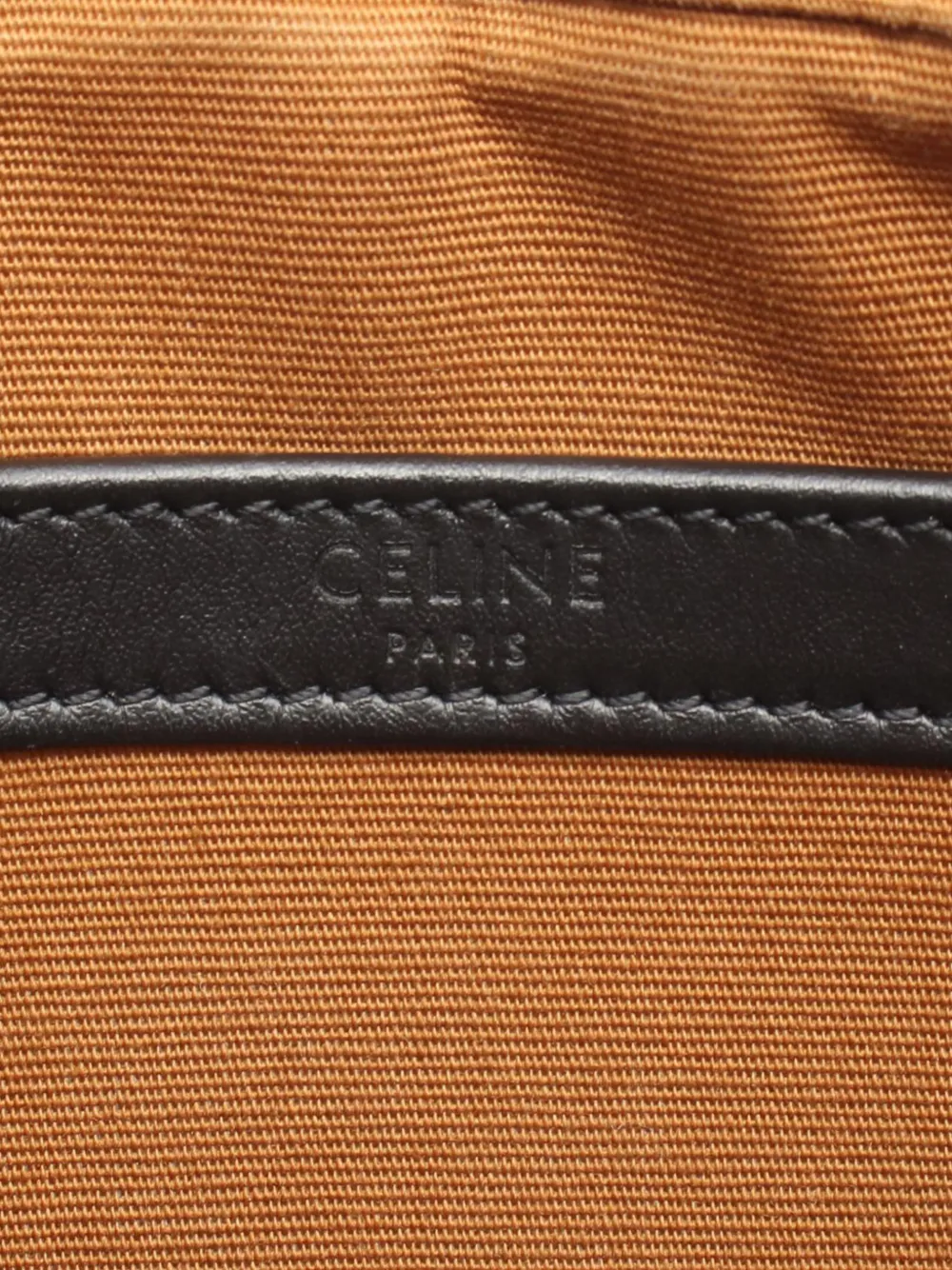 Celine Pre-owned 2021-2026 Medium Triomphe Coated Canvas Crossbody Bag in Black, view 5