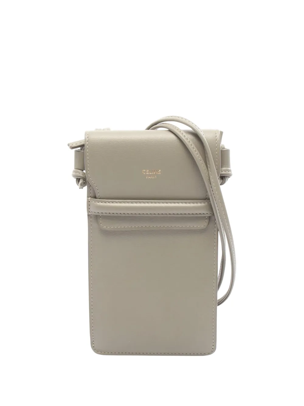 Celine Pre-Owned 2010-2026 Leather Phone Pouch crossbody bag - Verde