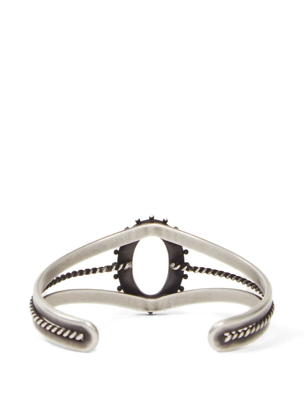 Ann Demeulemeester Fern cuff bracelet - Argento