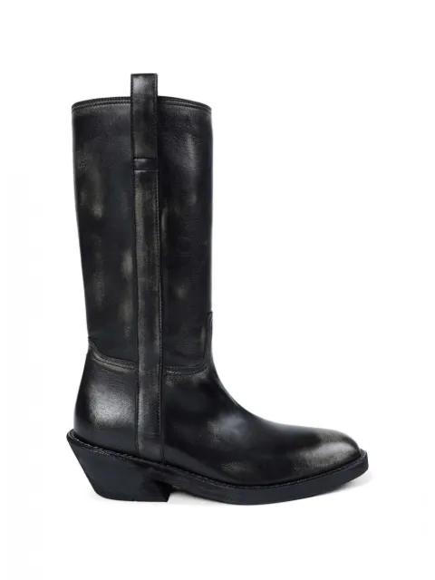 Ann Demeulemeester Laxit brushed biker boots