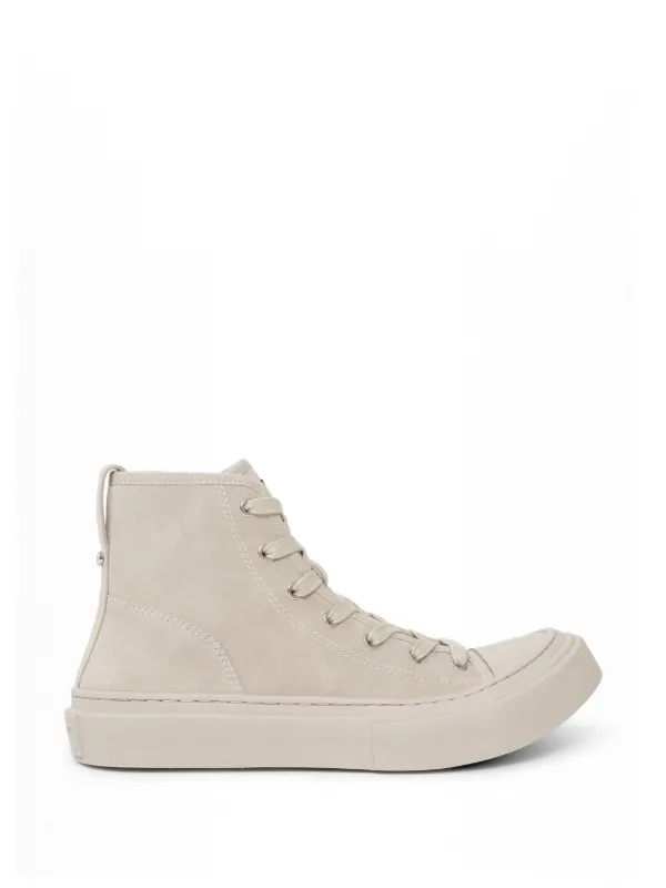 Ann Demeulemeester Sarin Suede Leather Sneakers in Neutrals
