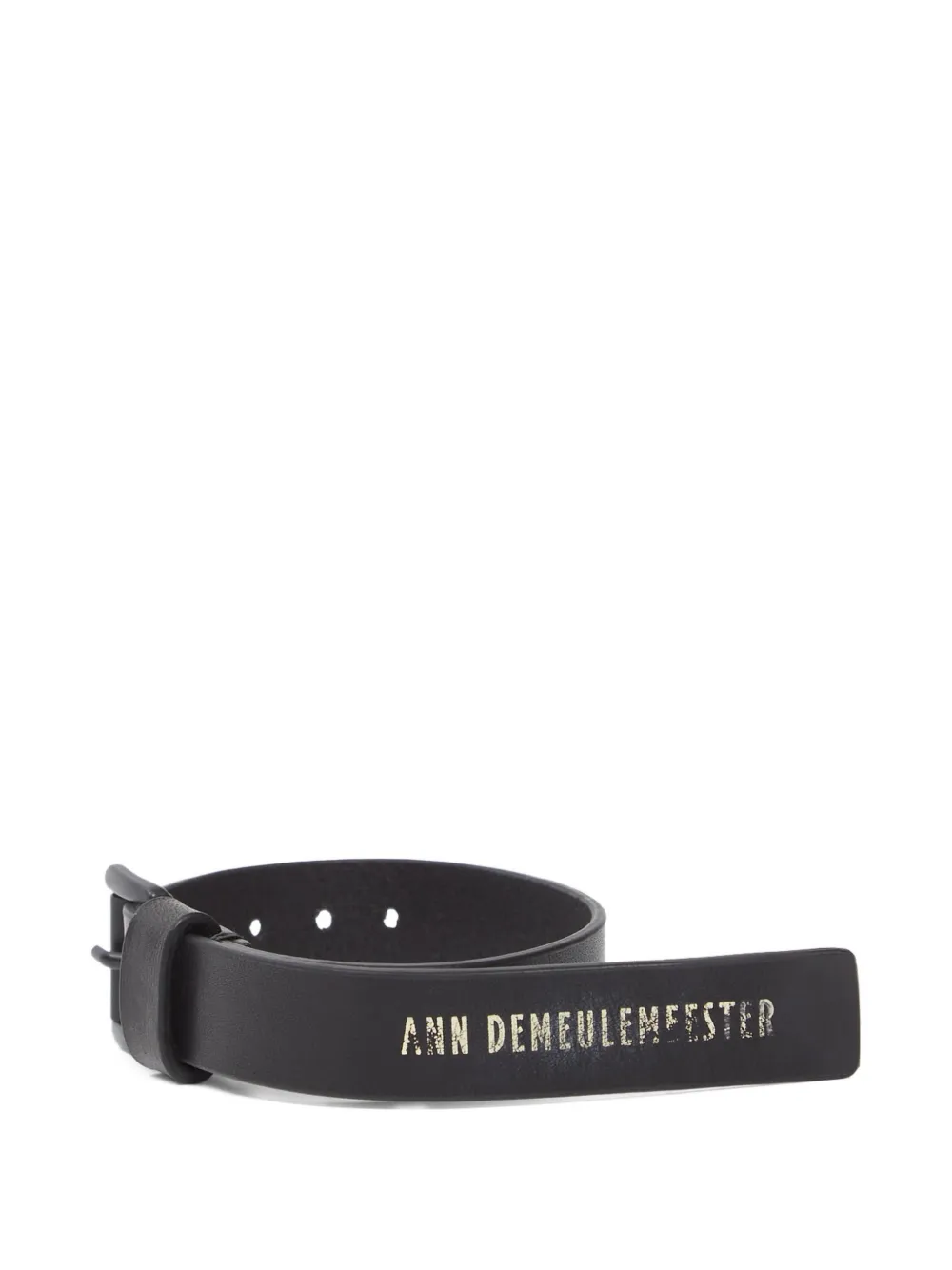 Ann Demeulemeester Vanir buckle bracelet - Nero
